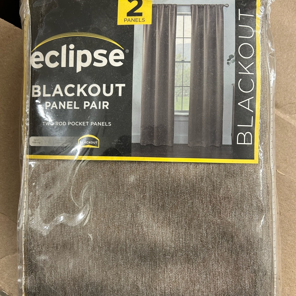 Eclipse Blackout Curtain Panel Pair